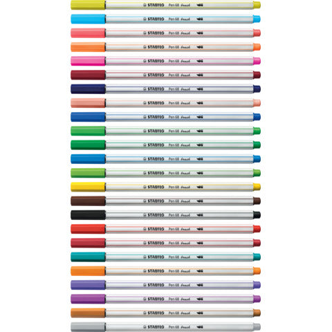 stabilo-pennarello-pen-68-brush-punta-pennello-m-1-mm-grigio-freddo-medio-568-95