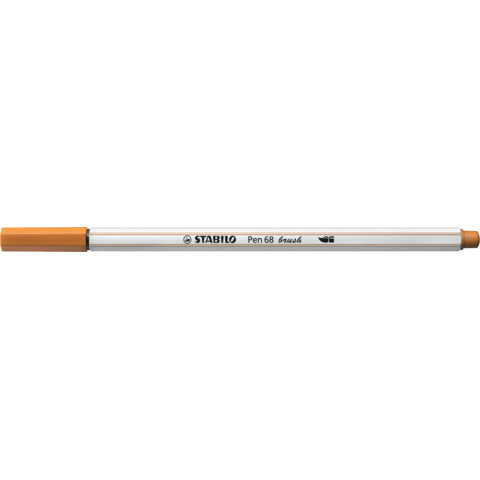 stabilo-pennarello-pen-68-brush-punta-pennello-m-1-mm-ocra-scuro-568-89