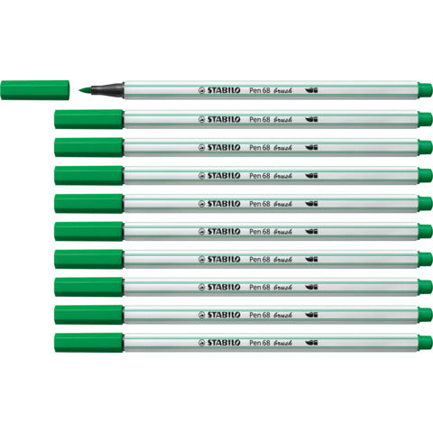 stabilo-pennarello-pen-68-brush-punta-pennello-m-1-mm-verde-smeraldo-568-36