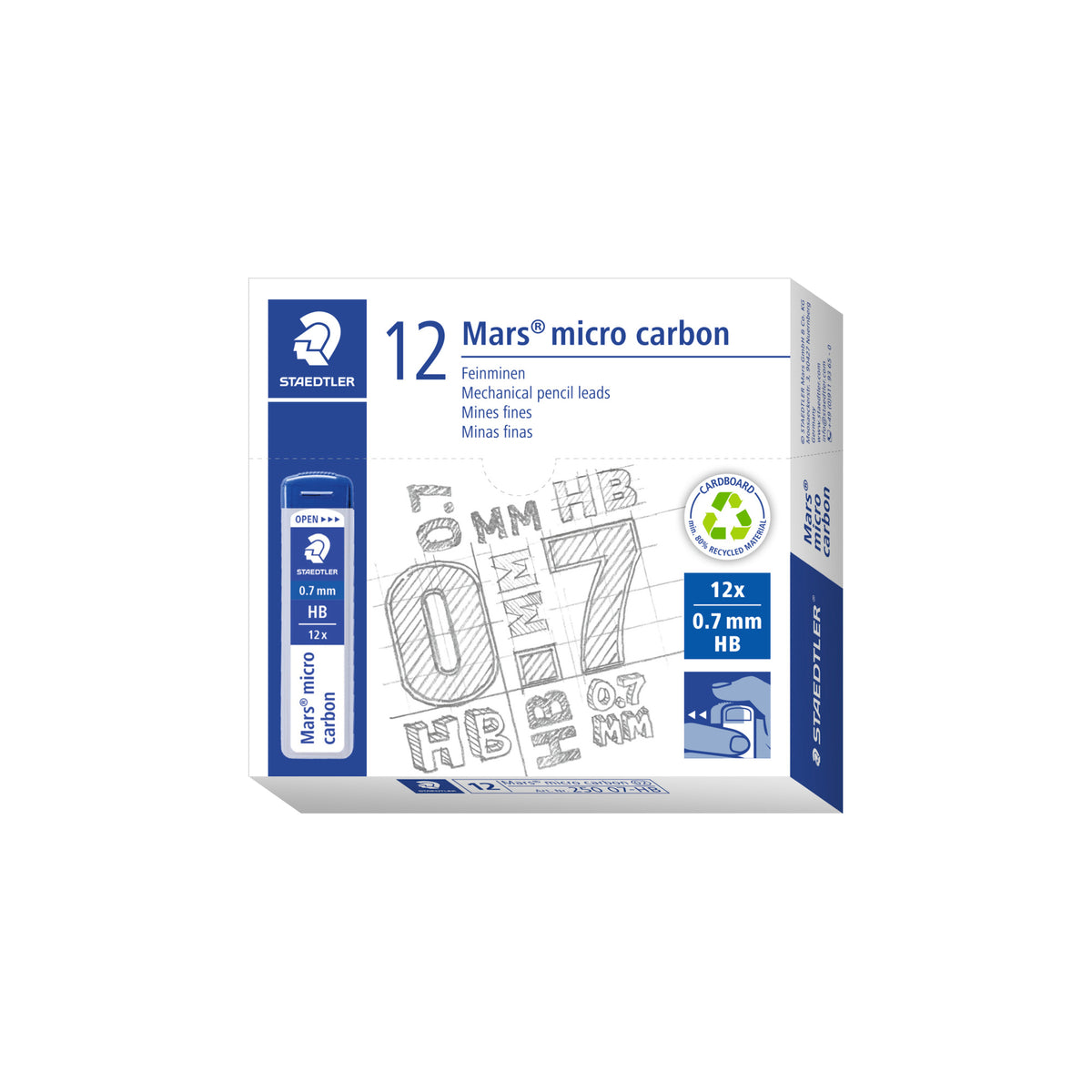 staedtler-12-astucci-12-mine-0-7mm-mars-micro-250-07-hb