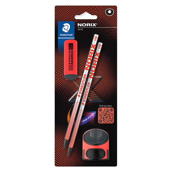 staedtler-set-2-matite-hb-temperamatite-gomma-norix-corallo