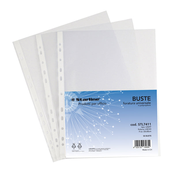 starline-50-buste-forate-22x30-liscio-light