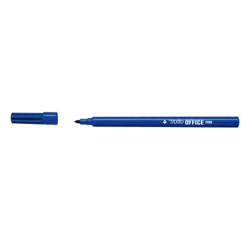 tratto-marcatori-punta-fibra-office-punta-conica-0-7-mm-blu-conf-12-pezzi-f730501