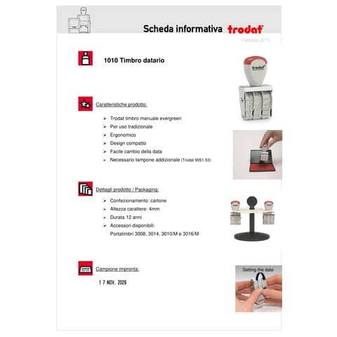 trodat-datario-gomma-classic-1010-gomma-carattere-4-mm-54175