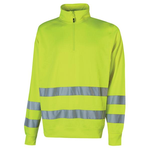 u-power-felpa-alta-visibilita-felis-mezza-zip-tg-l-giallo-fluo