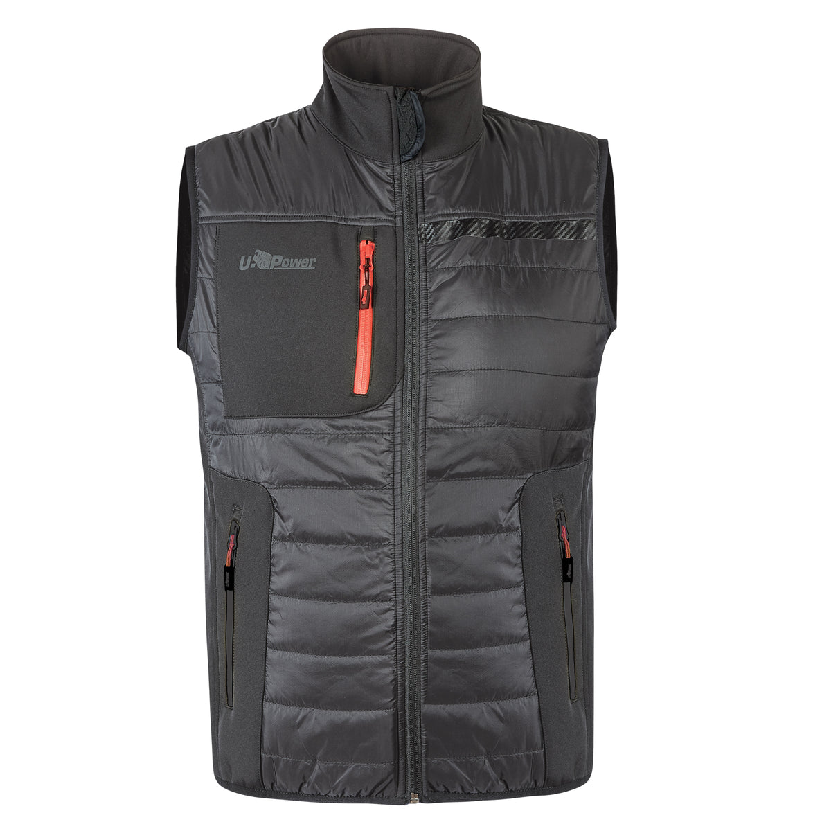 u-power-gilet-wall-taglia-l-grigio-arancio