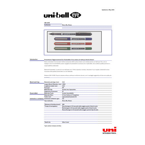 uni-ball-eye-penna-gel-cappuccio-0-7-mm-rosso-m-ub157e-r