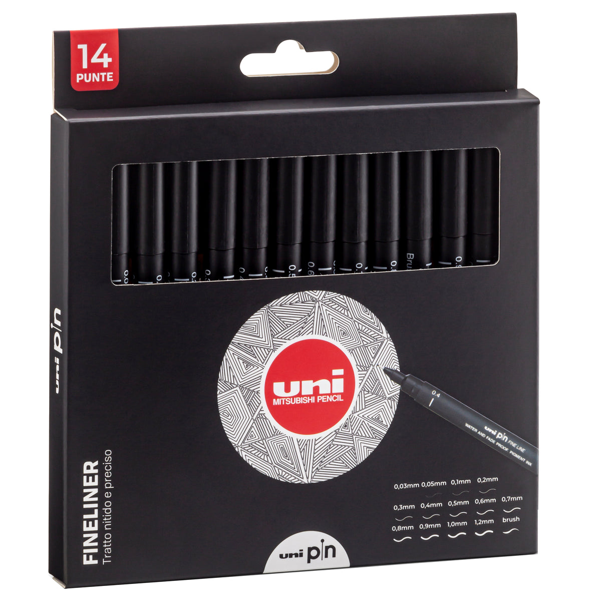 uni-mitsubishi-astuccio-pin-fineliner-nero-14-gradazioni-assortiti