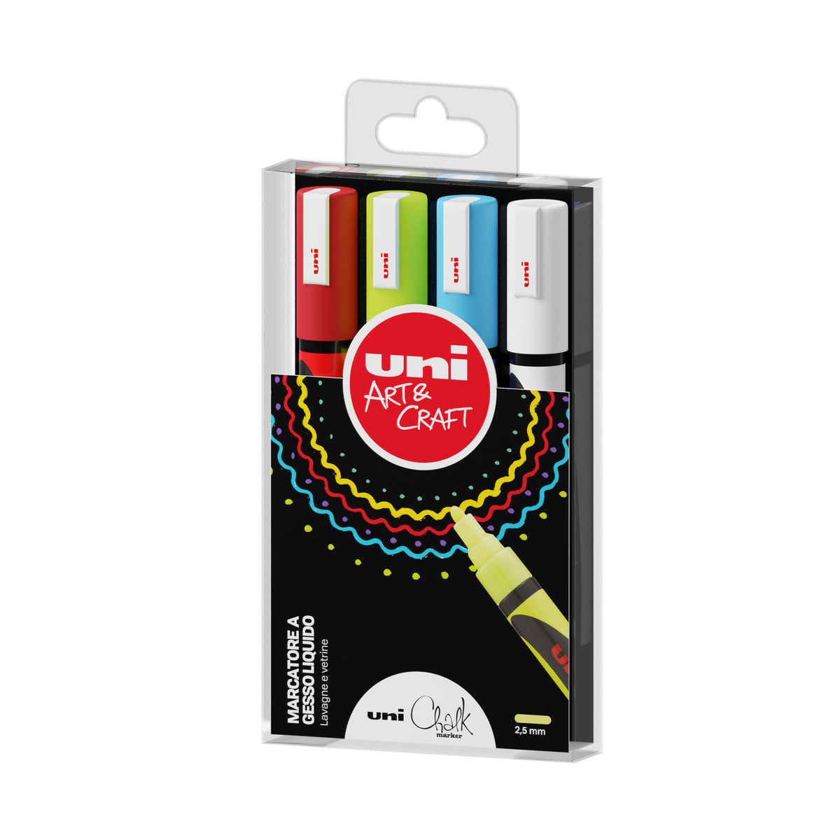 uni-mitsubishi-busta-4-marcatore-gesso-liquido-uni-chalk-p-tonda-col-assortiti-uni