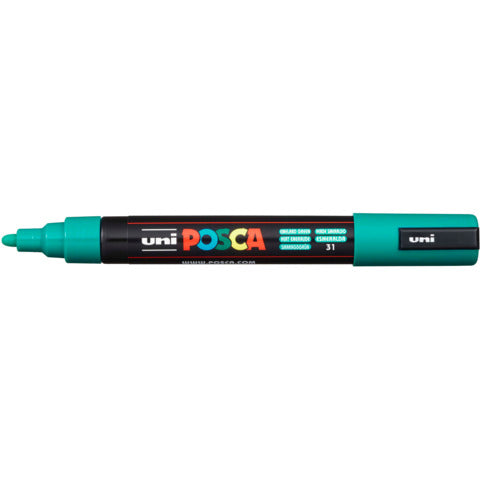 uni-posca-marcatore-tempera-posca-uni-ball-punta-tonda-1-8-2-5-mm-verde-smeraldo-m-pc5m-vsm