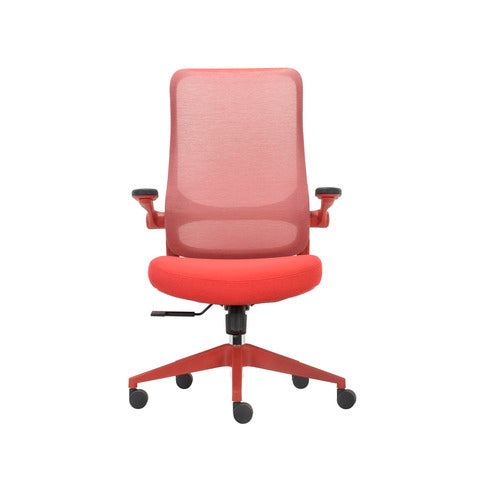 unisit-seduta-semi-direzionale-aurora-braccioli-regolabili-supporto-lombare-rosso-ln18-rossa