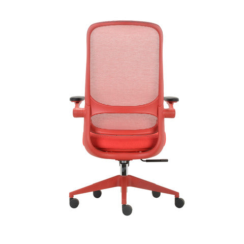 unisit-seduta-semi-direzionale-aurora-braccioli-regolabili-supporto-lombare-rosso-ln18-rossa