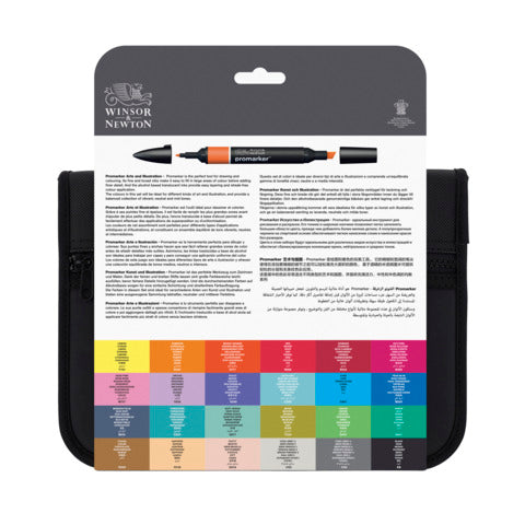 winsor-newton-pennarelli-winsornewton-promarker-artillustration-doppia-punta-fine-larga-conf-24-pz-colori-assortiti-0290078