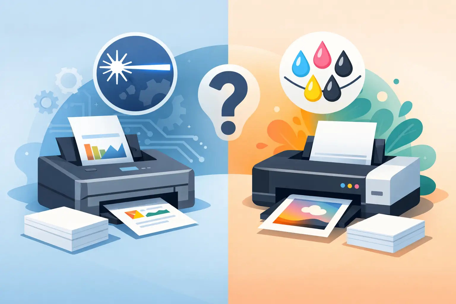 Carta laser o inkjet: quale scegliere