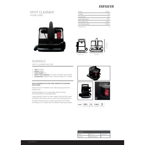 aiwa-smacchiatore-sumisui-cavo-600-w-asc-500