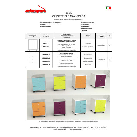 artexport-cassettiera-3-cassetti-ruote-17020-41x50xh-52-2-cm-struttura-bianca-frontalini-prugna-17020-3p-3t