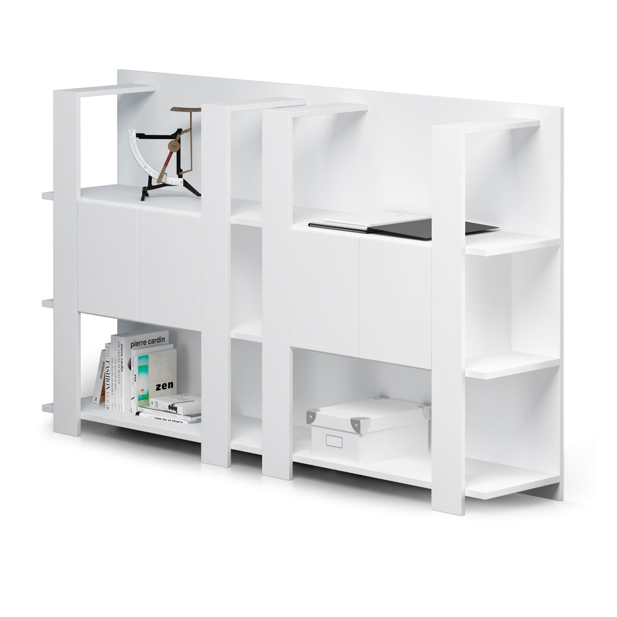 artexport-libreria-bassa-3-ripiani-100x38-6cm-h124cm-bianco-concept