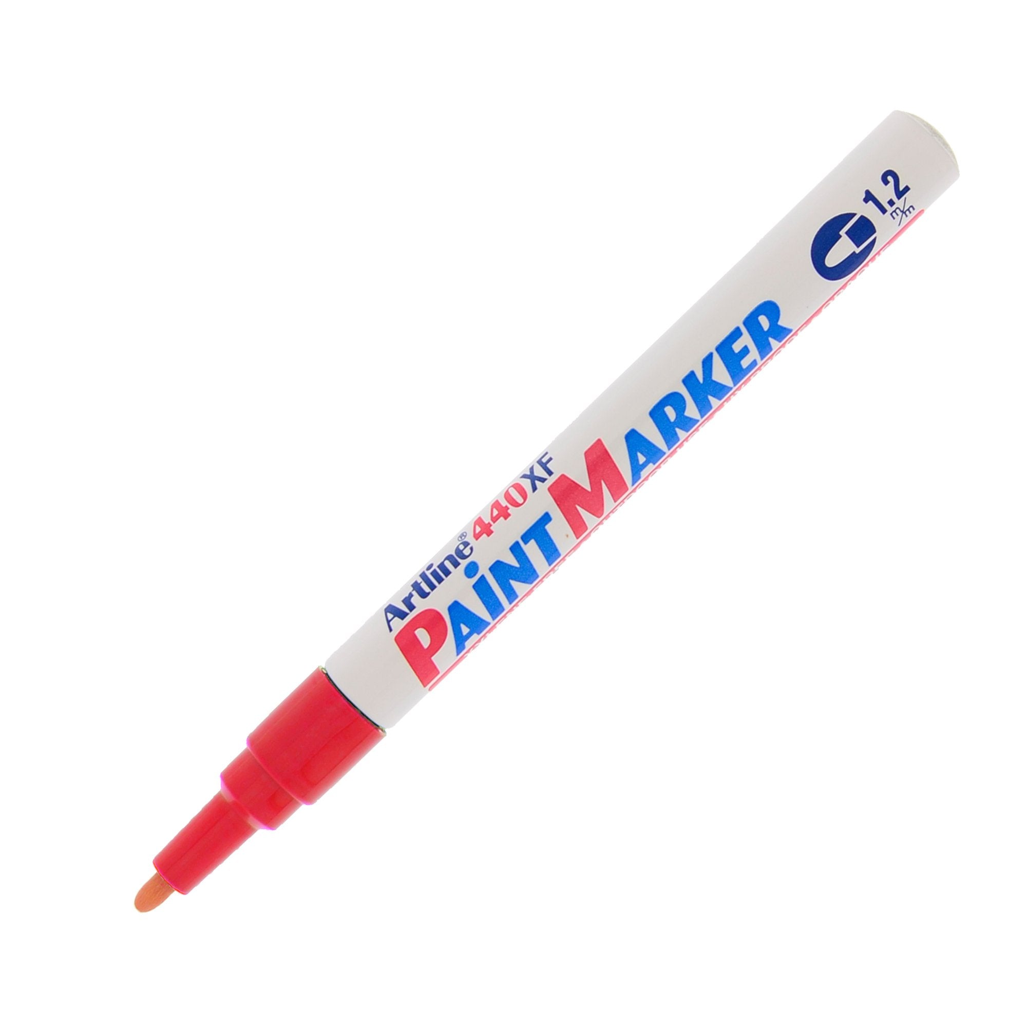artline-marcatore-440-punta-tonda-fine-vernice-rosso