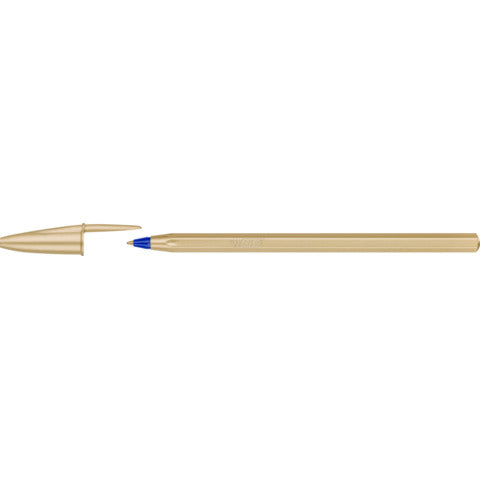 bic-penna-sfera-cappuccio-cristal-glace-punta-m-1-mm-inchiostro-blu-colore-fusto-oro-302522