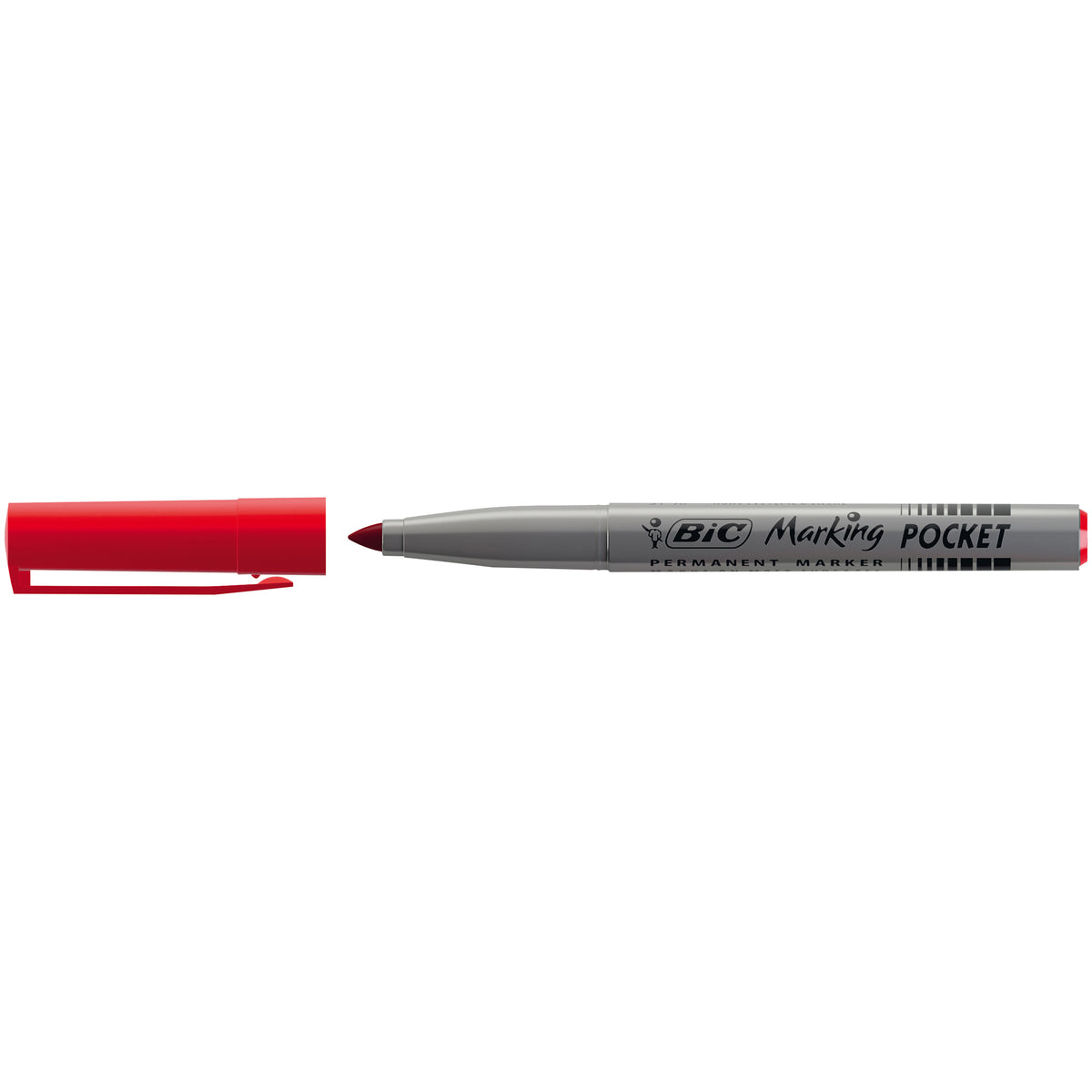 bic-scatola-12-marcatori-pocket-1445-rosso-p-tonda-permanente