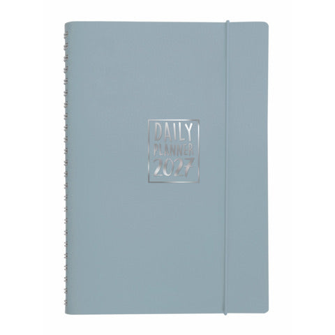 biembi-agenda-giornaliera-2027-grigio-spiralata-copertina-cuoio-rigenerato-15x21cm-bnz265c77-g