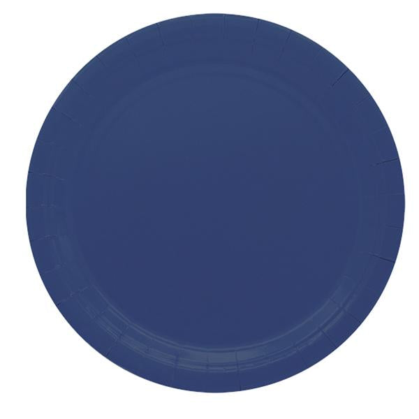 big-party-25-piatti-piani-d24cm-ecocolor-biodegradabile-blu-notte