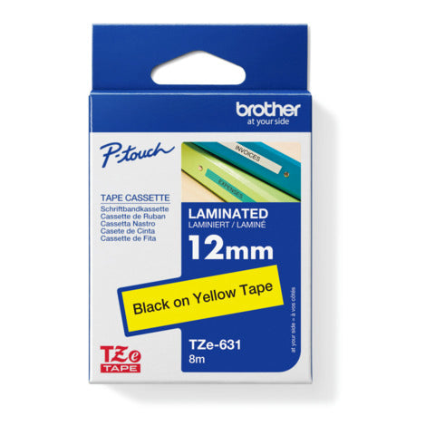 brother-nastro-laminato-etichettarice-nero-giallo-12-mm-x-8-mt-tze-631