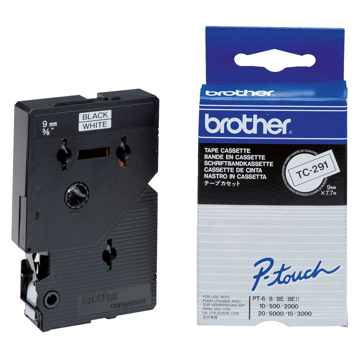 brother-nastro-tc-291-9mmx7-7-nero-bianco