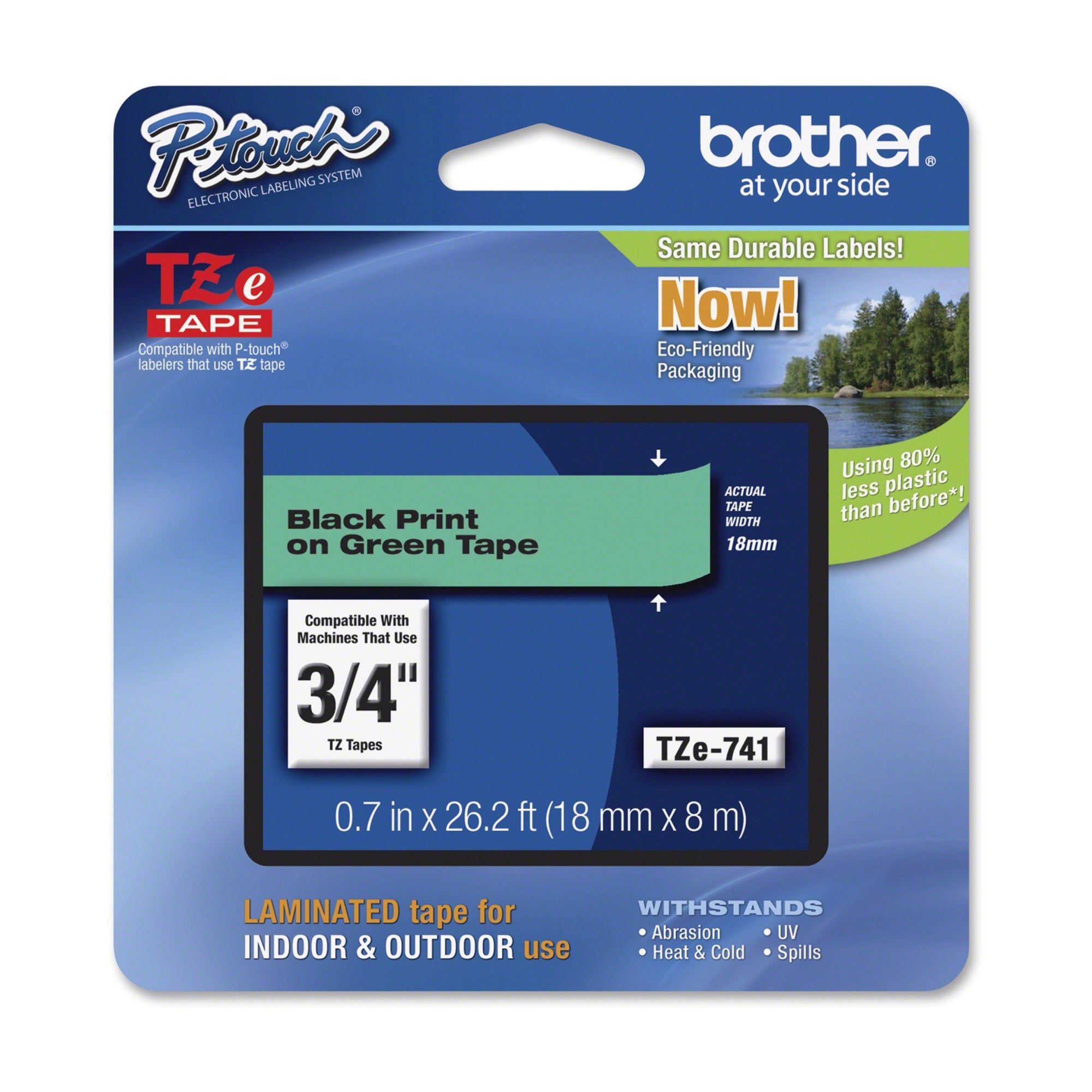 brother-nastro-tze741-18mmx8mt-nero-verde