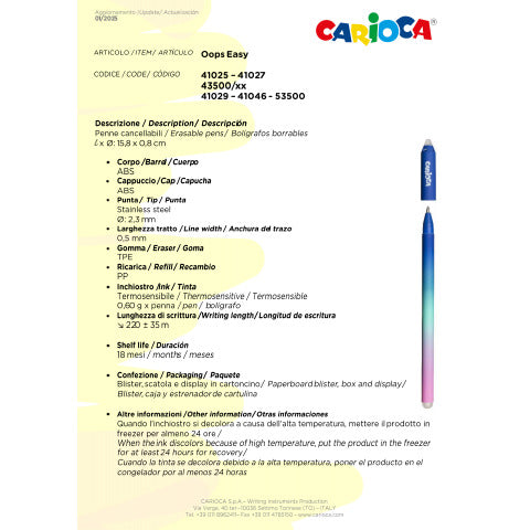 carioca-penna-cancellabile-oops-easy-punta-media-0-7-mm-conf-12-pz-rosso-43500-03