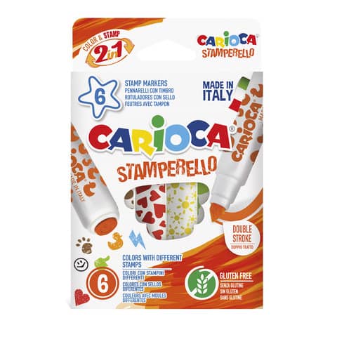 carioca-pennarelli-doppia-punta-stamperello-conf-6-colori-assortiti-42279