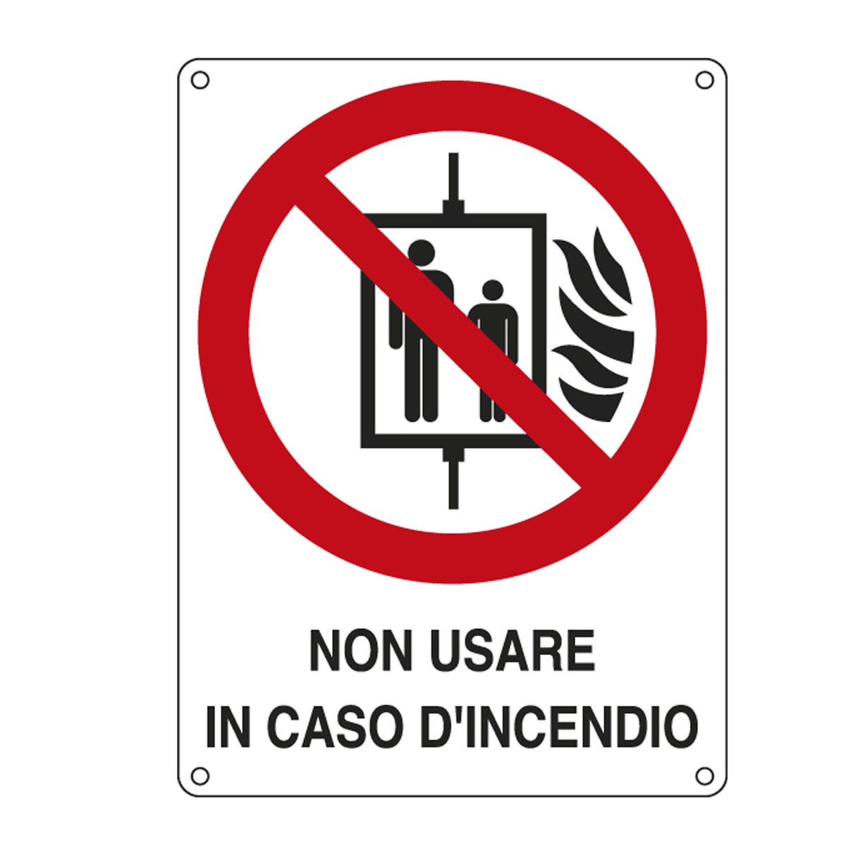 cartelli-segnalatori-cartello-alluminio-11-5x16cm-usare-caso-incendio