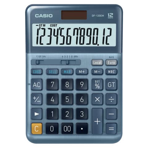 casio-calcolatrice-tavolo-df-120em-w-ep-blu-solare-batteria-display-12-cifre