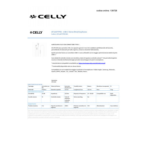 celly-auricolari-filo-up1100-connettore-usb-c-bianco-up1100typecwh