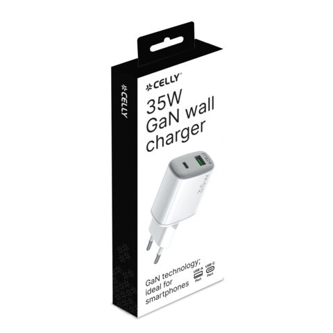 celly-caricatore-parete-gan-1x-usb-c-35w-1x-usb-a-18w-bianco-uptc1usb1usbc35