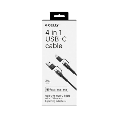 celly-cavo-4in1-usb-c-usb-c-usbc4in1-adattatori-usb-a-lightning-2-m-nero-usbc4in1bk