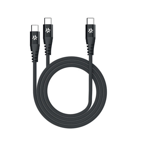 celly-cavo-usb-c-2x-usb-c-nylon-intrecciato-100w-1-3-m-nero-usbc2usbcbk
