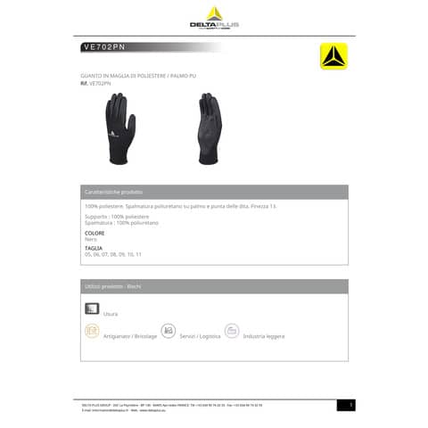 deltaplus-guanti-lavoro-maglia-poliestere-palmo-poliuretano-nero-taglia-10-conf-12-pezzi-ve702pn10