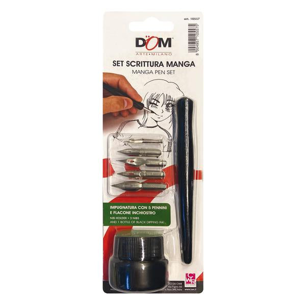 dom-set-scrittura-manga-1-portapennino-5-pennini-inchiostro