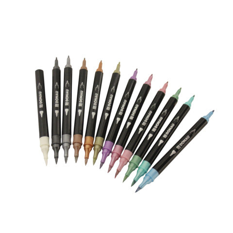donau-pennarello-dual-brush-doppia-punta-conf-12-colori-assortiti-322293