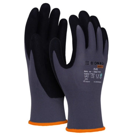 donau-safety-guanti-lavoro-nylon-rivestiti-schiuma-nitrile-palmo-tg-8-conf-12-pz-32061721-08