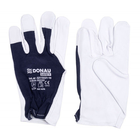 donau-safety-guanti-lavoro-pelle-capra-polsino-elastico-bianco-blu-navy-conf-12-pz-tg-11-xxl-
