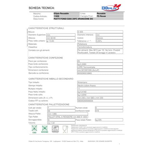 dopla-reusable-piatti-fondi-arancioni-polistirene-h-32-mm-conf-25-pz-diametro-205-mm-11826