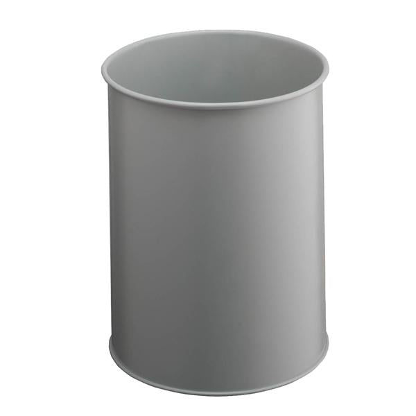 durable-cestino-gettacarte-tondo-metallo-grigio-15l