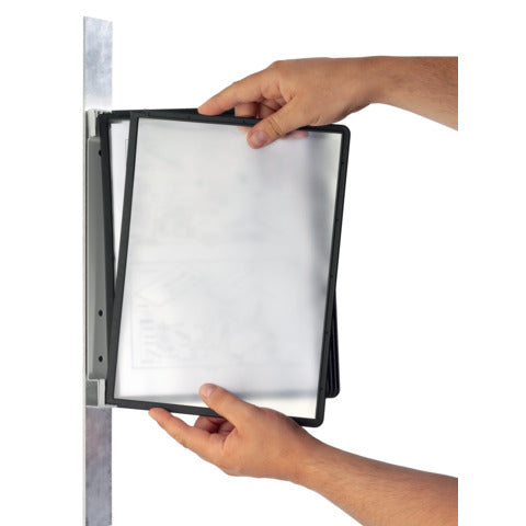 durable-leggio-parete-vario-magnet-wall-5-pannelli-a4-nero-591401