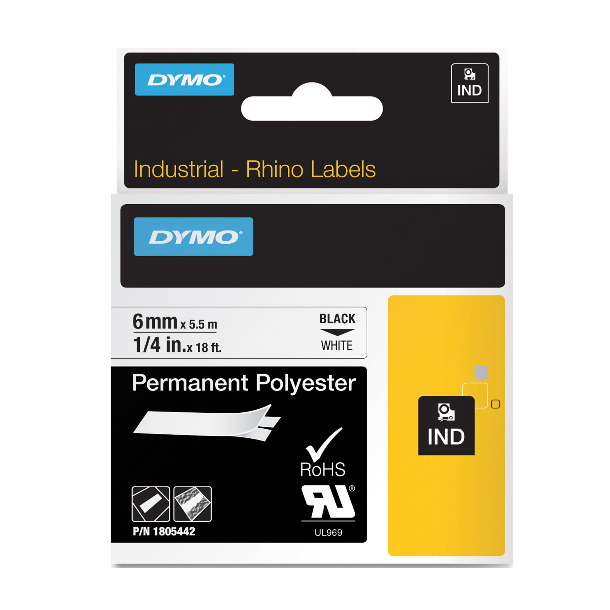 dymo-nastro-poliestere-permanente-19mm-x-5-5mt-nero-metallo-18487-rhino