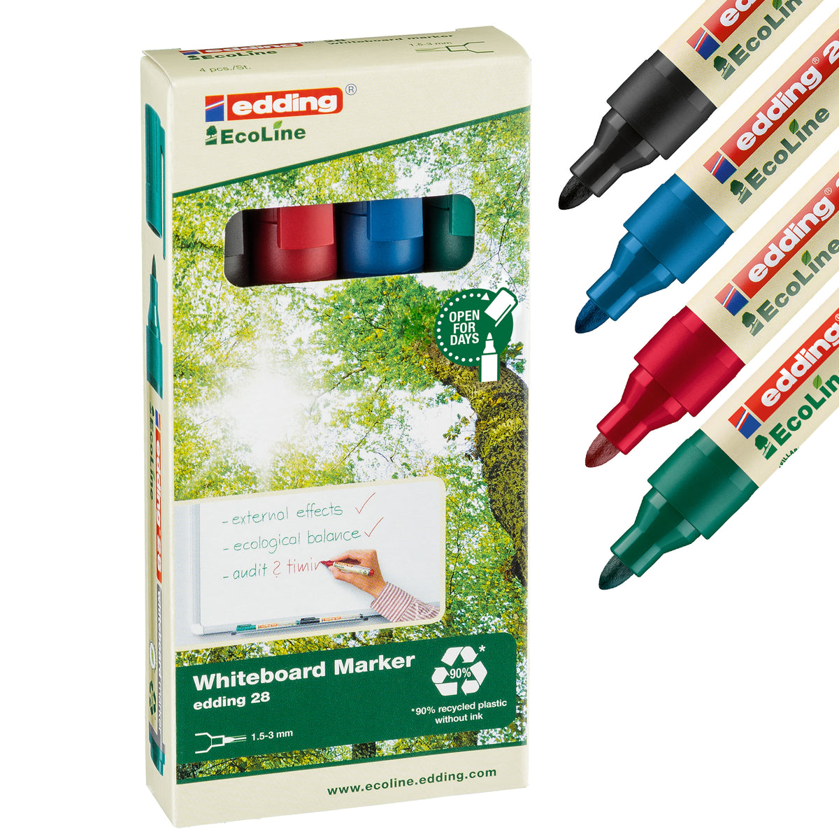 edding-busta-4-marcatore-lavagne-bianche-28-ecoline-col-assortiti