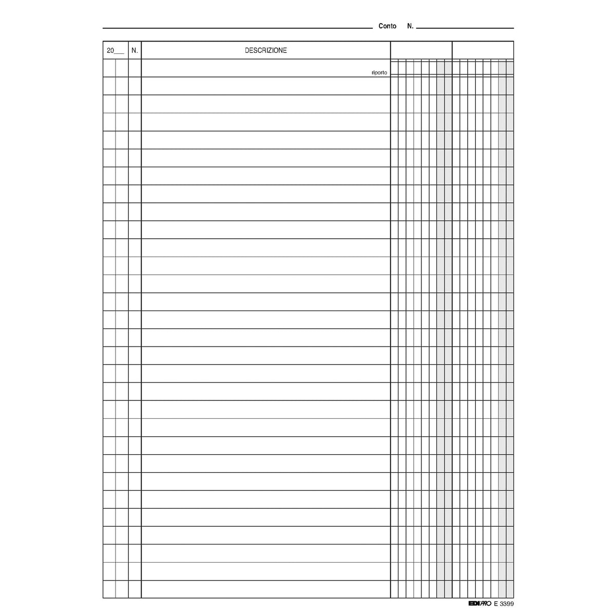 edipro-100-schede-2-colonne-verticale-24x17cm-e3399