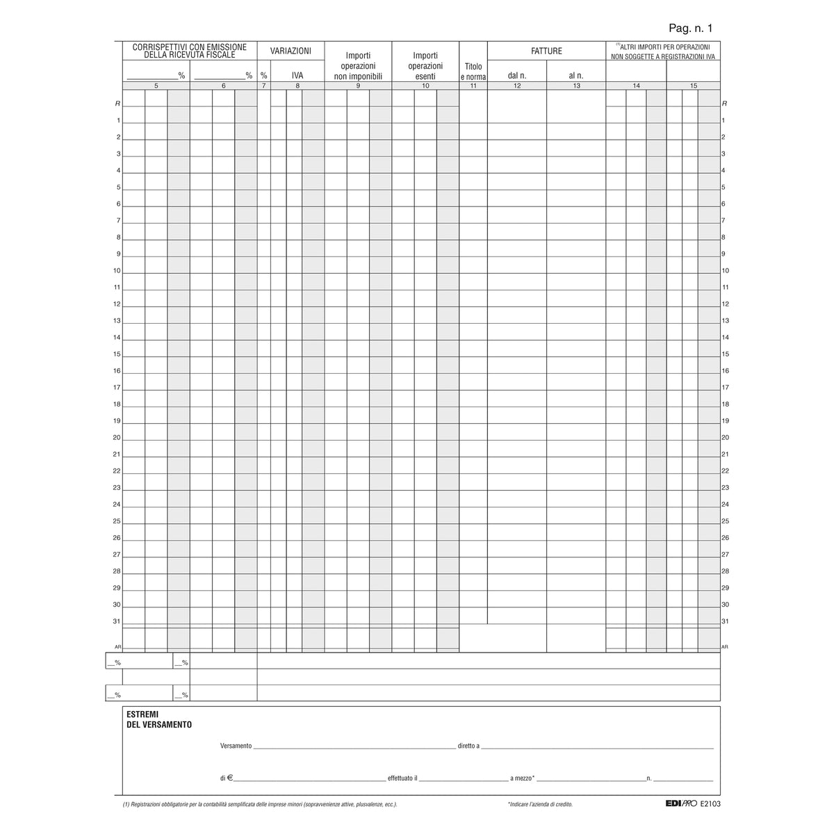edipro-registro-iva-corrispettivi-31x24-5-15pag-numerate-e2103