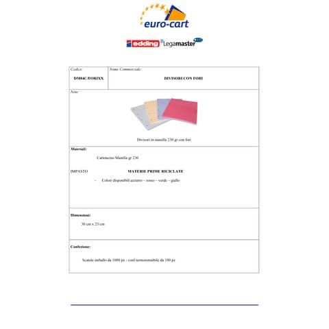 euro-cart-divisori-cartoncino-manilla-fori-23x30-cm-giallo-confezione-100-pz-dm04gi-c-fori